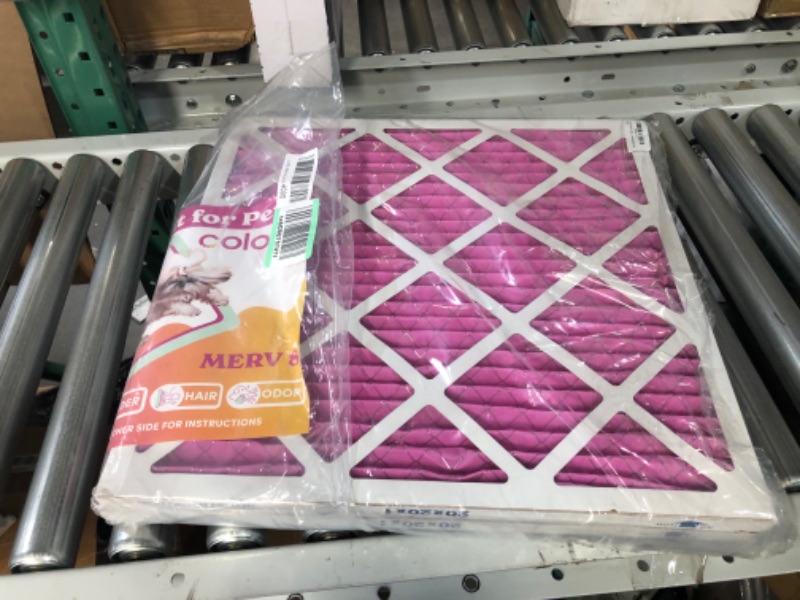 Photo 2 of *CLEAN*20x20x1 Air Filter by Colorfil, 2 PACK