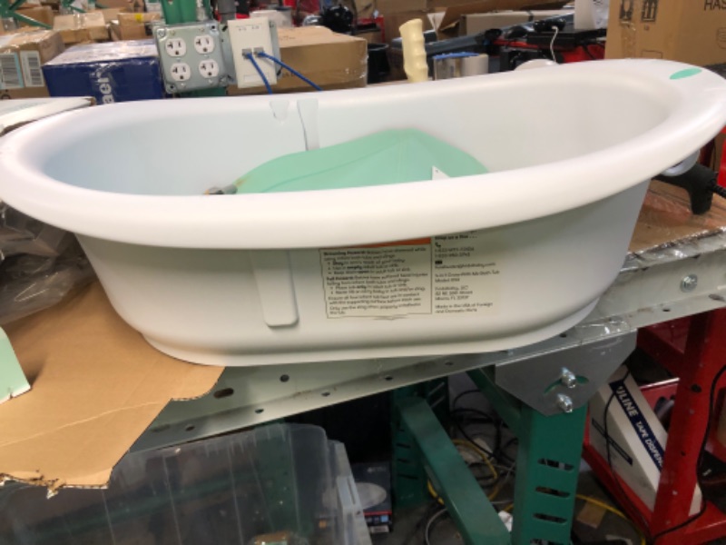 Photo 4 of 4-in-1 Grow-with-Me Bath Tub by Frida Baby Transforms Infant Bathtub to Toddler Bath Seat with Backrest for Assisted Sitting in Tub