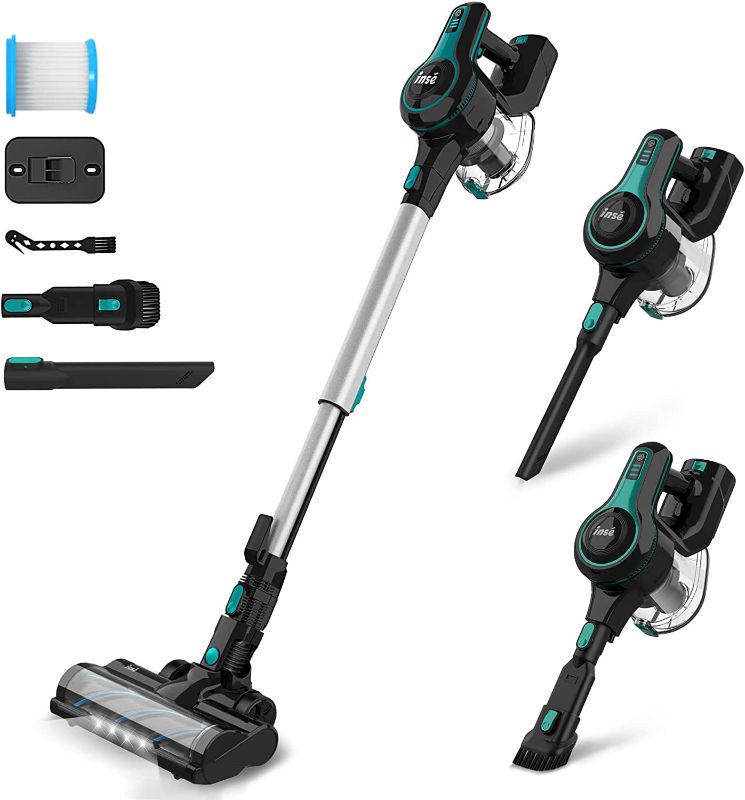 Photo 1 of *POSSIBLY MISSING PIECES* INSE Cordless Vacuum Cleaner, Blue 