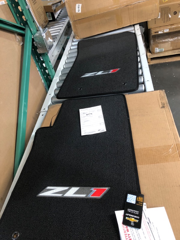 Photo 3 of Lloyd Mats - Classic Loop Ebony Front Floor Mats For Camaro ZL1 with ZL1 Silver and Red Applique