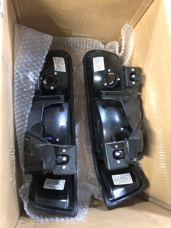 Photo 2 of PIT66 Headlights, Compatible with 99-02 Chevy Silverado 1500 2500/01-02 Silverado 1500HD 2500HD 3500/00-06 Tahoe Suburban 1500 2500 Clear Lens Chrome Housing 