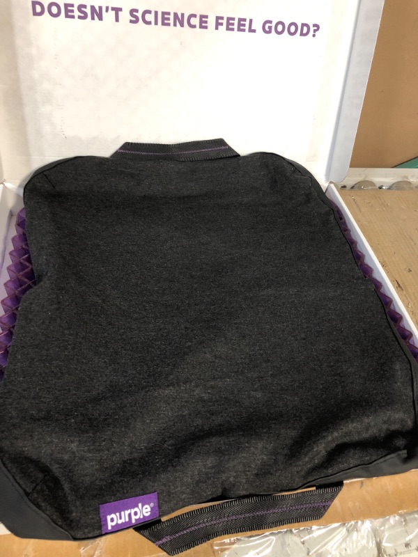 Photo 3 of Purple Royal Seat Cushion - Seat Cushion for The Car Or Office Chair - Temperature Neutral Grid