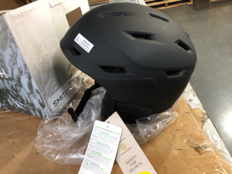 Photo 4 of *SEEMS NEW* Smith Women's Mirage MIPS Snow Helmet Matte Black Pearl Large