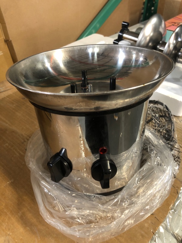 Photo 1 of *USED* Micnaron 32 Ounce Chocolate 304 stainless Steel Chocolate Pro Fountain.2 lb Capacity Chocolate Fondue Fountain,4 Tiers Electric Chocolate Fountain 