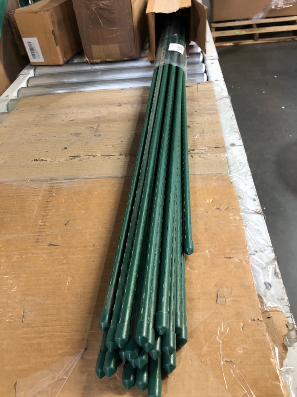 Photo 3 of *GENTLY USED* Tingyuan Garden Stakes 48 Inches Steel Plant Stakes, Pack of 25