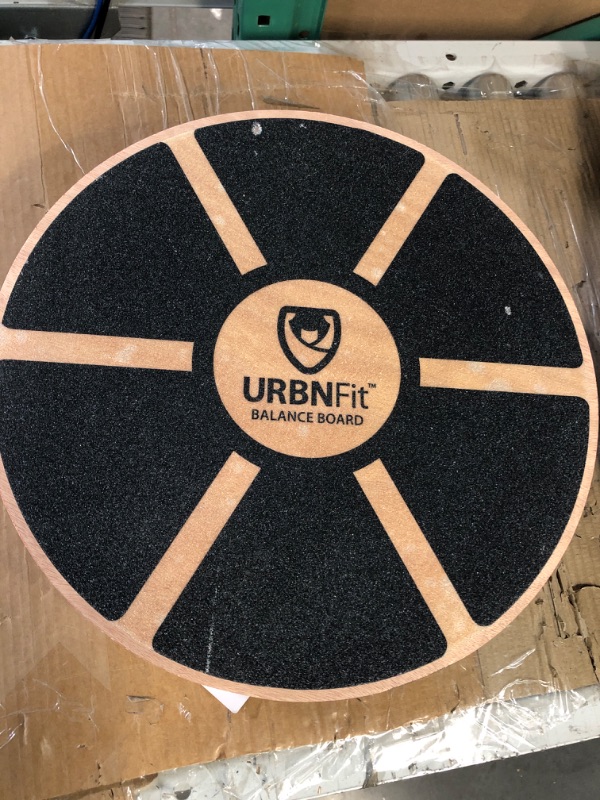 Photo 1 of *GENTLY USED* URBNFit Balance Board Trainer - Wooden Wobble Balancing Board for Core Stability, Strength Training & Flexibility
