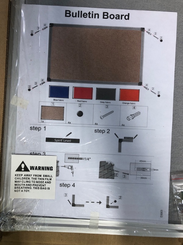 Photo 1 of DexBoard Fabric Bulletin Message Board