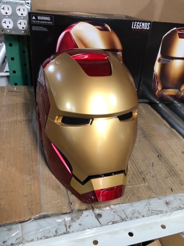 Photo 2 of Hasbro Iron Man Electronic Helmet Avengers Legends Gear