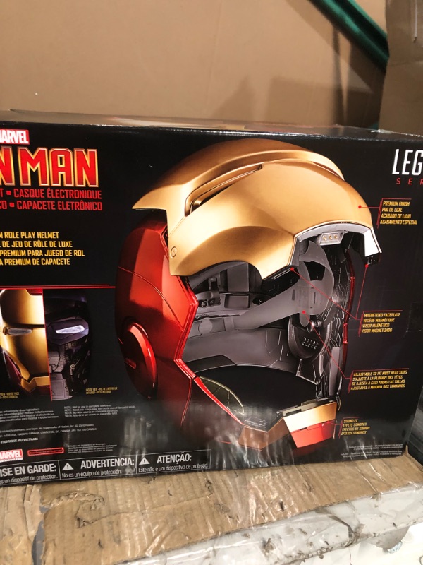 Photo 5 of Hasbro Iron Man Electronic Helmet Avengers Legends Gear