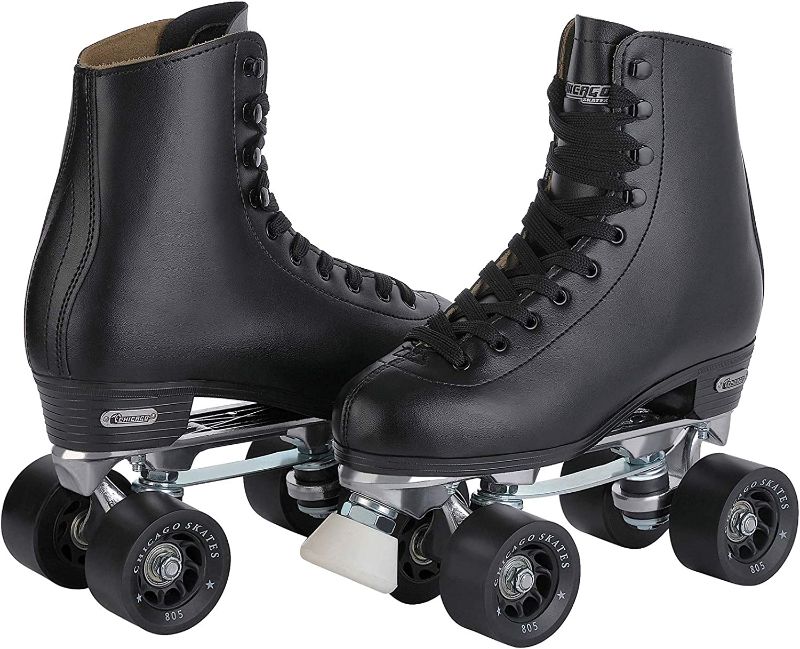 Photo 1 of Chicago Skates Chicago Men's Premium Leather Lined Rink Roller Skate size 12