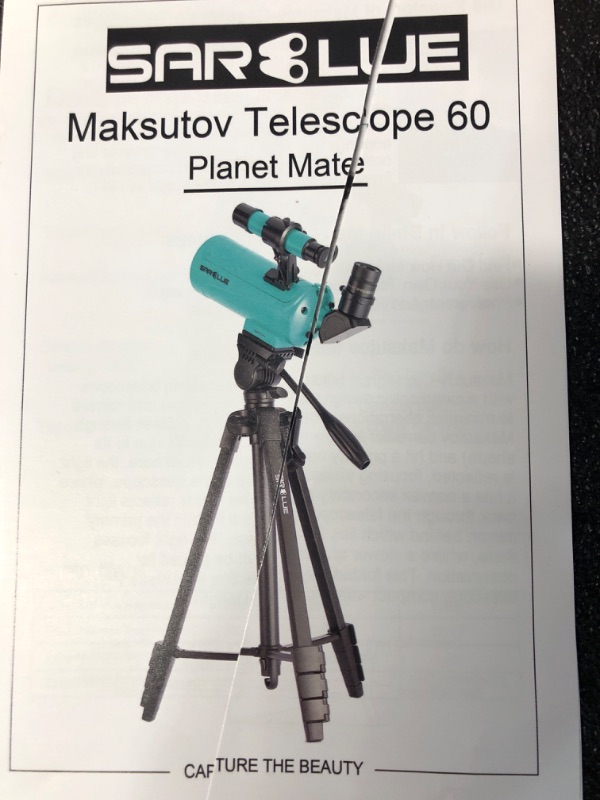 Photo 3 of Sarblue Maksutov-Cassegrain Telescope BLUE