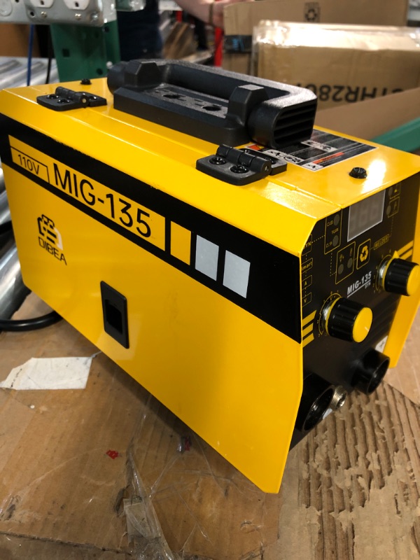 Photo 4 of 135A MIG Welder 110V Flux Core Mig Welder/Lift TIG/Stick 3 In 1 Welding Machine IGBT Inverter Gasless Welder with Two Mig Guns 135A 110V