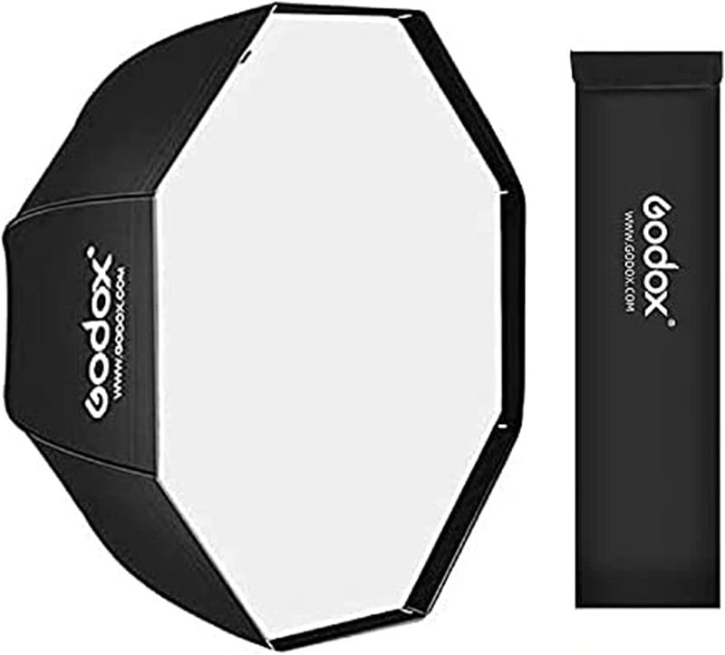 Photo 1 of Godox Portable 120cm/47.2" Umbrella Octagon Softbox Reflector with Carrying Bag for Studio Photo Flash Speedlight
