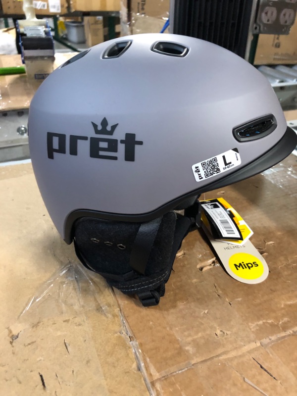 Photo 2 of [Like New] Pret Helmets Cynic X2 MIPS Helmet Primer Grey, Large