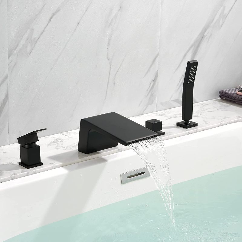 Photo 1 of [See Notes] SHAMANDA Deck Mount Roman Tub Faucet with removable Shower Head