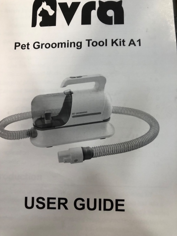 Photo 2 of Avra Pet Grooming Vacuum Kit