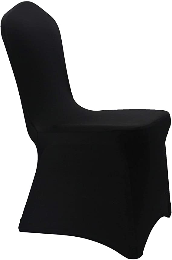 Photo 1 of Black Stretch Spandex Chair Covers 5pcs