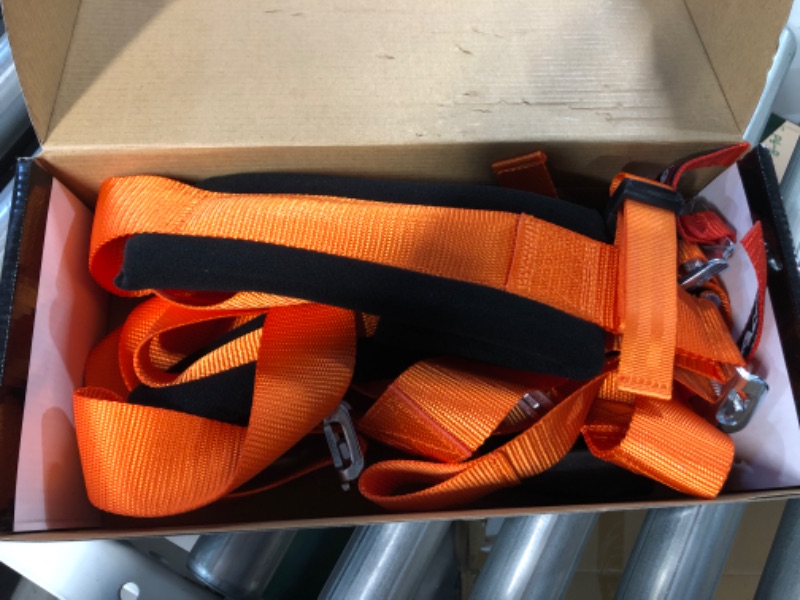 Photo 2 of 4 Point Harness with 2 Inch Padding (Ez Buckle Technology) (Orange)