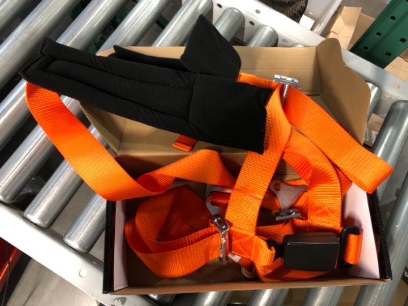 Photo 3 of 4 Point Harness with 2 Inch Padding (Ez Buckle Technology) (Orange)