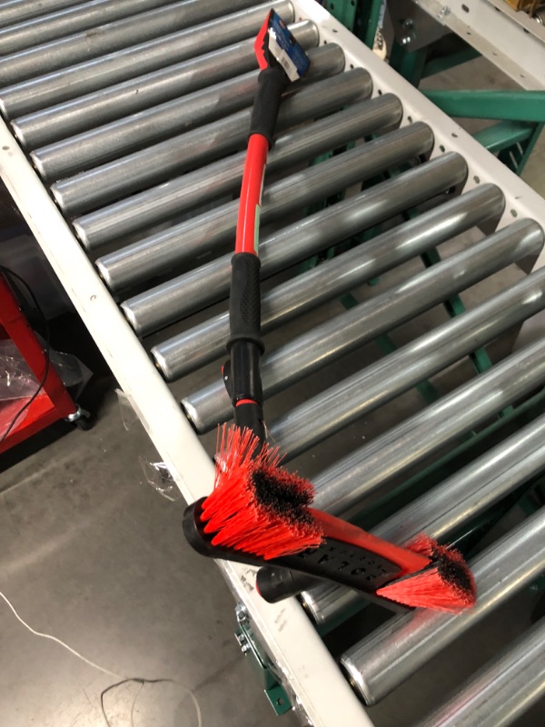 Photo 2 of  52” Extendable Snowbrush and Ice Scraper Red 