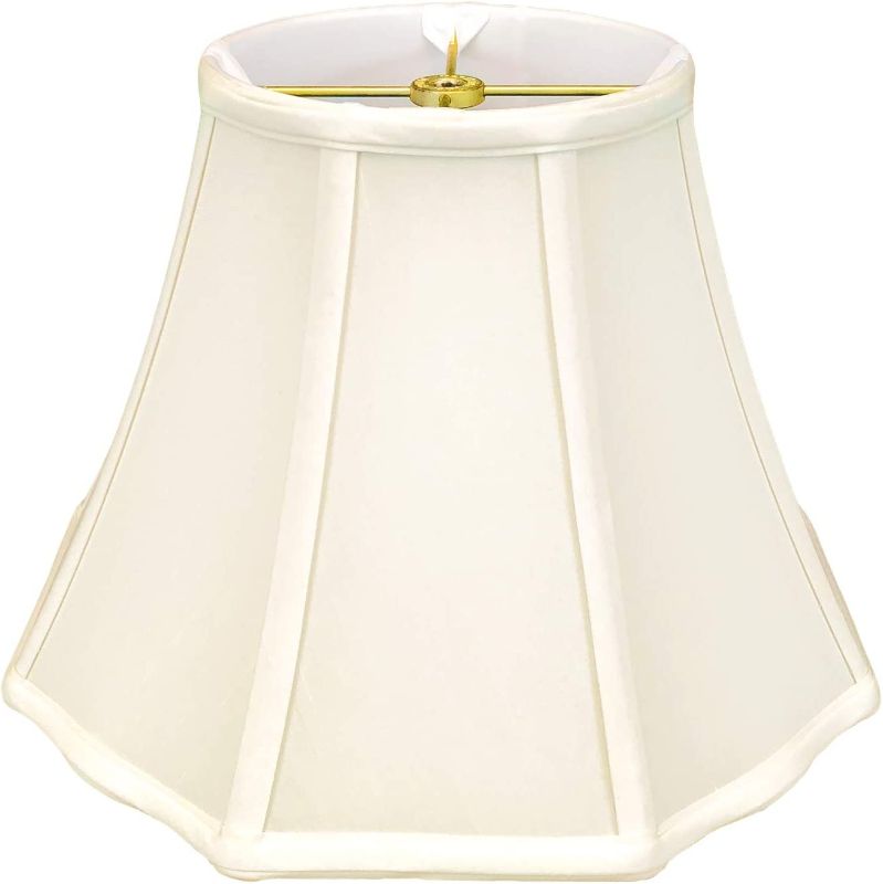 Photo 1 of  Flare Bottom Outside Corner Scallop Basic Lamp Shade, 9 x 16 x 12    2 pack