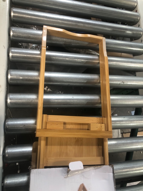 Photo 1 of  Bamboo Bathtub Caddy Tray Adjustable
