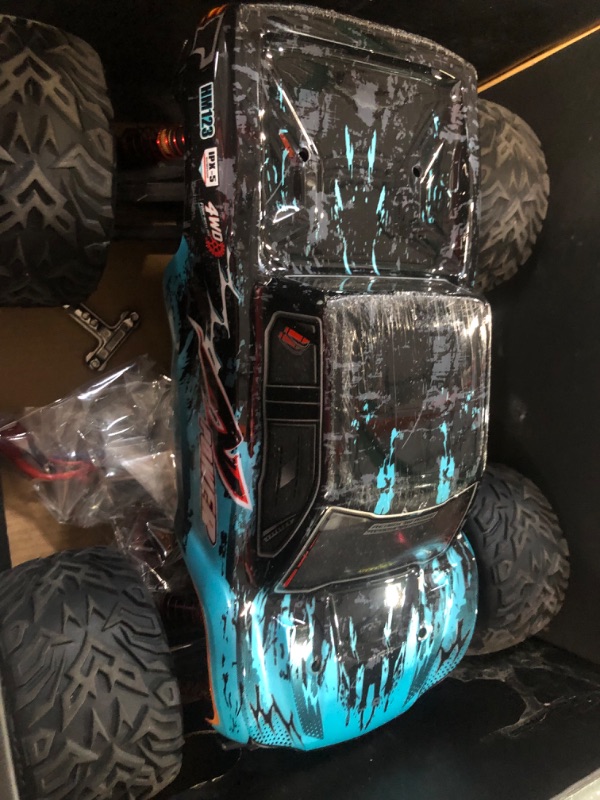 Photo 2 of **WAS UNABLE TO TEST** BEZGAR HM123 Hobby Grade 1:12 Scale RC Trucks, 4WD High Speed 45 Km/h All Terrains Electric Toy Off Road RC Monster Truck Vehicle Car