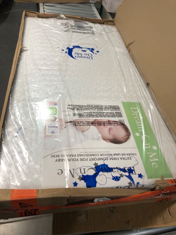 Photo 2 of *NEW* Dream On Me Honeycomb Orthopedic Firm Fiber Standard Baby Crib Mattress