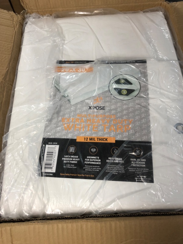 Photo 2 of *NEW* Heavy Duty White Poly Tarp