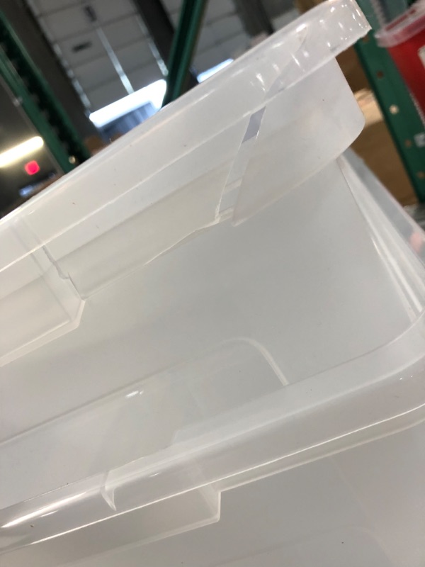 Photo 1 of *USED/SEE NOTES* IRIS USA Letter/Legal File Tote Box,