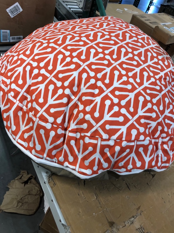 Photo 2 of *USED/SEE NOTES* Orange Aruba Large Round Indoor Outdoor Pet Dog Bed 