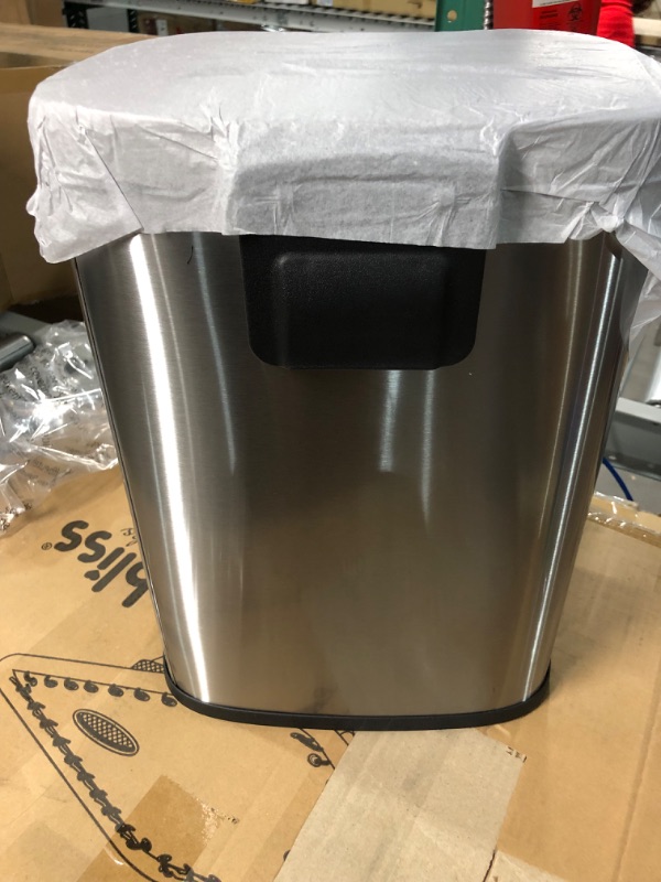 Photo 3 of *NEW* Amazon Basics  Smude Resistant Trash Can 