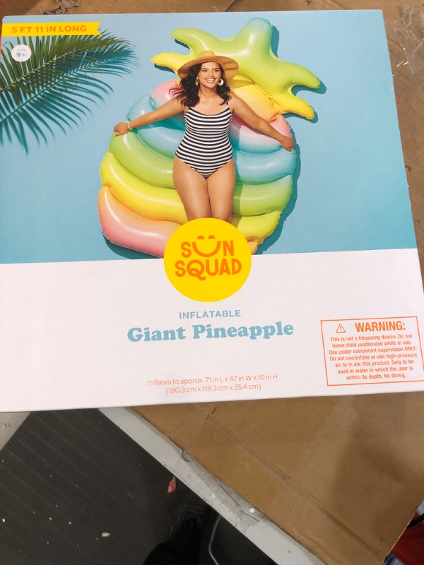 Photo 2 of *NEW* Ombre Pineapple Pool Float - Sun Squad