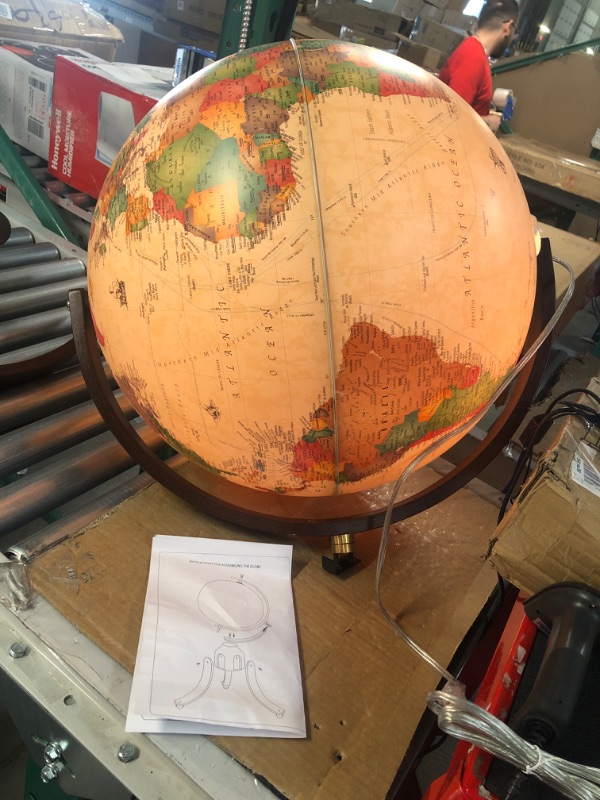 Photo 4 of (PARTS FOR SALLE) Waypoint Geographic Light Up Floor Stand Emily Globe - 42"