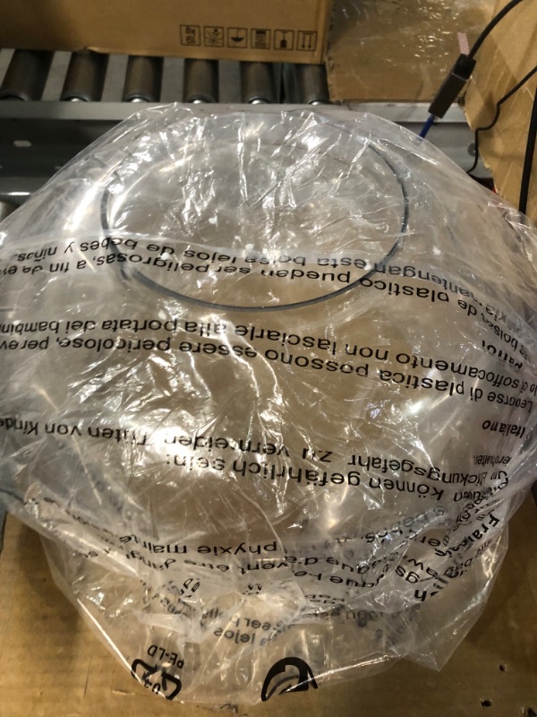 Photo 1 of VONLUCE Modern Ceiling Light Fixture with Clear Glass Shade,