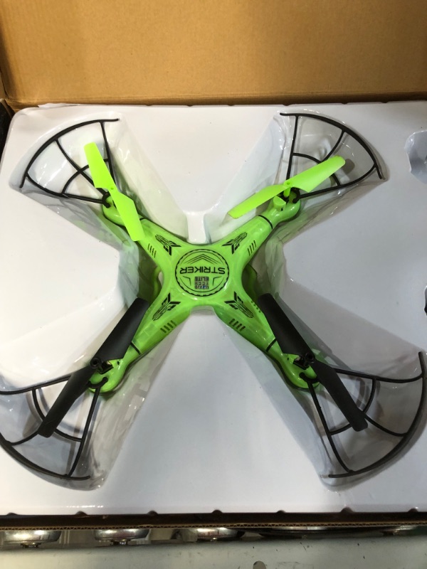 Photo 2 of **FOR PARTS ONLY**
World Tech Toys 2.4Ghz Striker Glow-in-The-Dark 4.5 Channel RC Spy Drone