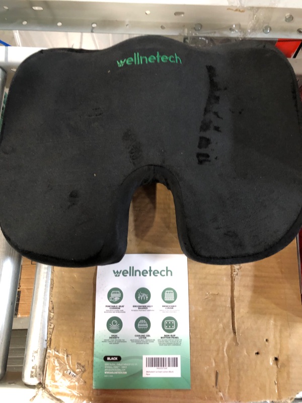 Photo 2 of Wellnetech Seat Cushion Non-Slip Sciatica & Back Coccyx Tailbone Pain Relief Car Seat Cushion