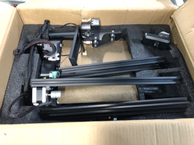 Photo 1 of Voxelab Aquila S2 3D Printer with High Temperature(300°C) Extruder, N32 Motherboard High Precision Printing, Removable PEI Coated Flexible Build Plate, Resume Printing 220 * 220 * 240mm Aquila-S2