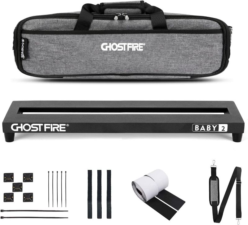 Photo 1 of *SEE NOTES* Ghost Fire Guitar Pedal Board Aluminum Alloy Effect Pedalboard with Carry Bag,V series (V-BABY 2)
