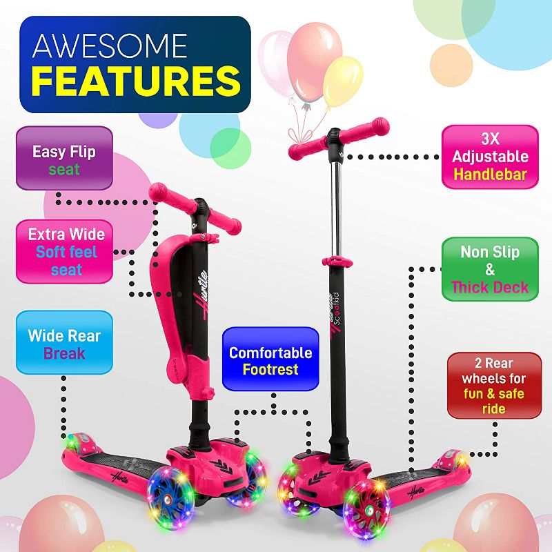 Photo 1 of *SEE NOTES* 3 Wheeled Scooter for Kids - Stand & Cruise Child/Toddlers Toy Folding Kick Scooters 