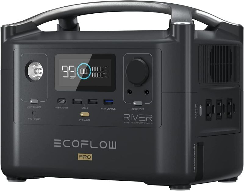 Photo 1 of *USED* *SEE NOTES* EF ECOFLOW RIVER Pro Portable Power Station 720Wh, Power Multiple Devices