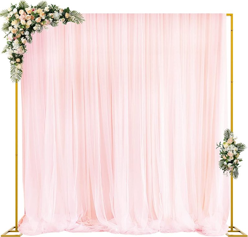 Photo 1 of *SEE NOTES* Fomcet 8FT x 8FT Backdrop Stand Heavy Duty with Base