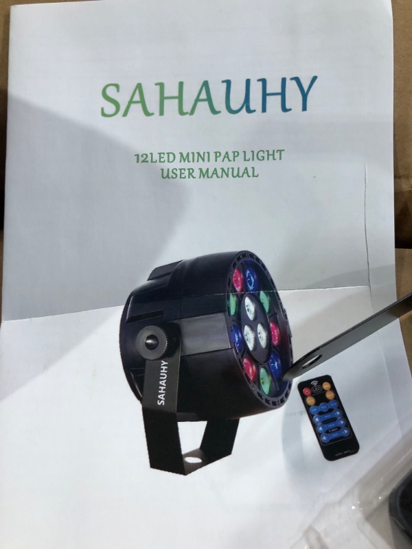 Photo 4 of Sahauhy 4 Pack of 12 LED Mini Pap Lights w/ Remotes