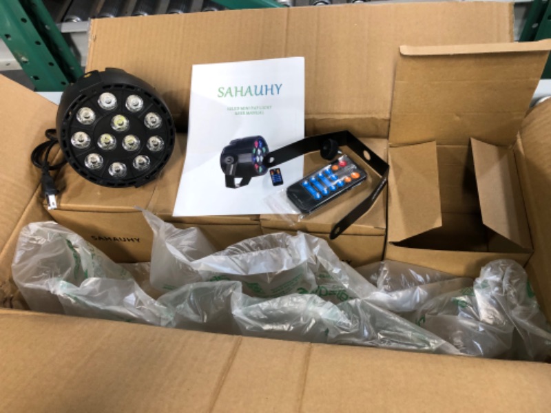 Photo 1 of Sahauhy 4 Pack of 12 LED Mini Pap Lights w/ Remotes