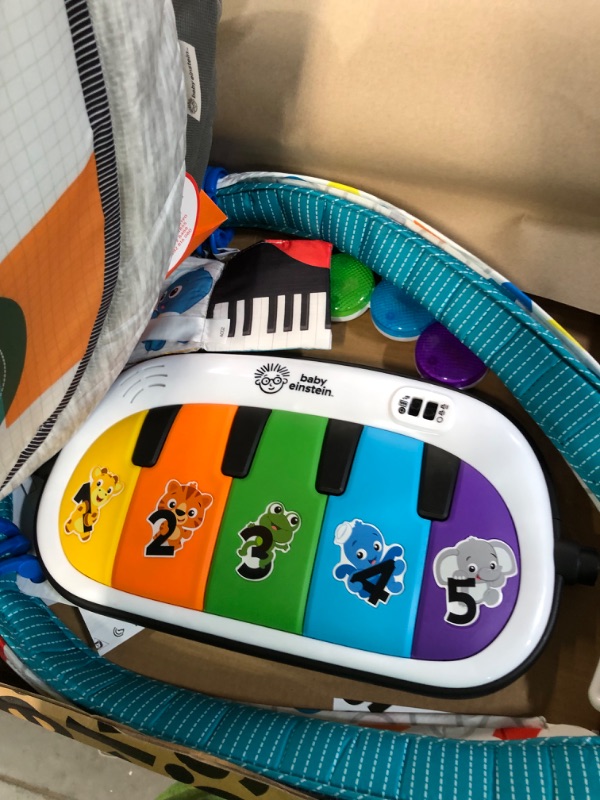 Photo 2 of Baby Einstein 4-in-1 Kickin' Tunes Music and Language Play Gym and Piano Tummy Time Activity Mat