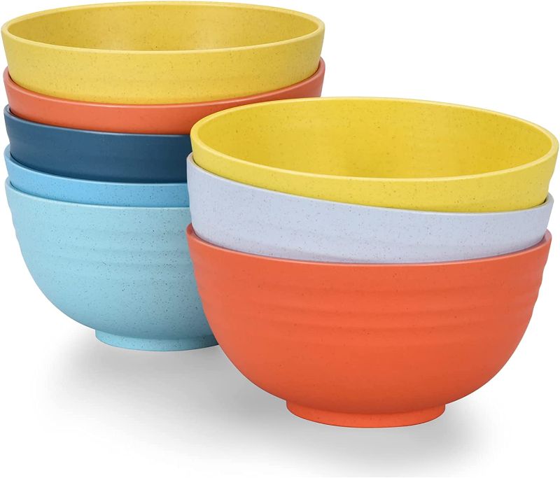 Photo 1 of [Brand New] Homestockplus 24 OZ Unbreakable Cereal Bowls 6 pack