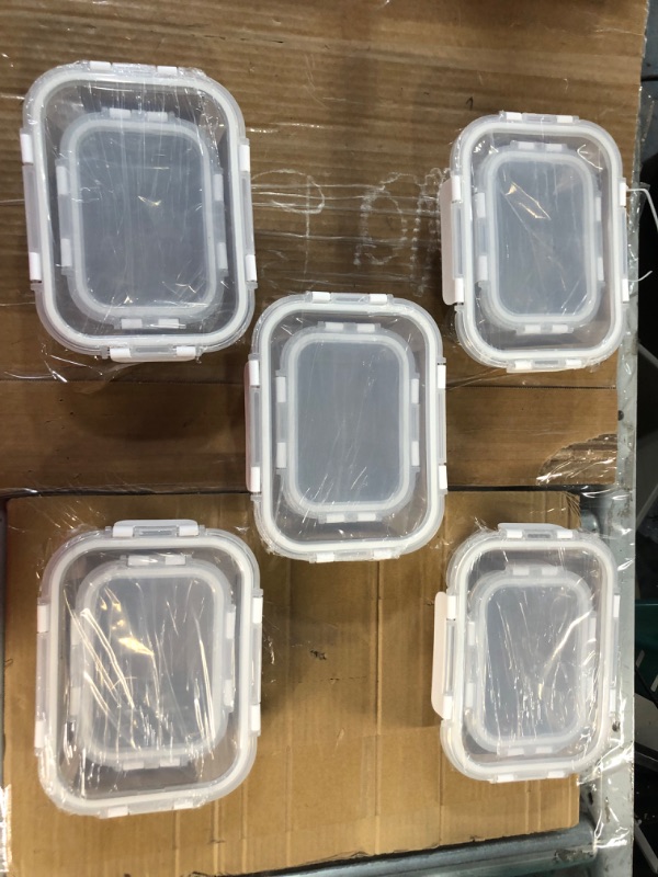 Photo 2 of [Brand New] 10-Pack - Glass Meal Prep Containers with Lids-MCIRCO
 