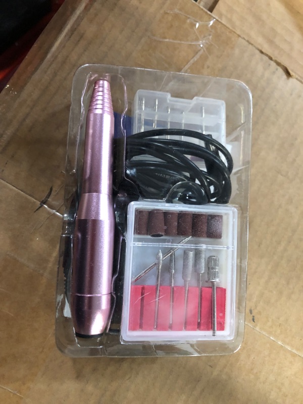 Photo 2 of AIRSEE Portable Electric Nail Drill Professional Efile Nail Drill Kit For Acrylic