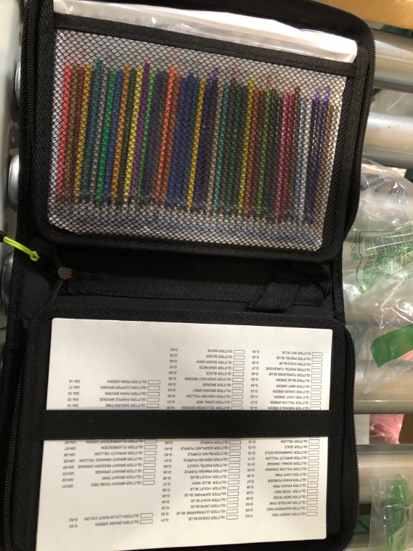 Photo 2 of Glitter Gel Pens, Glitter Pen with Case for Adults Coloring Books