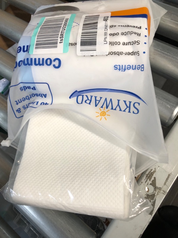 Photo 2 of Commode Liners with Super Absorbent Pad 40 Pack